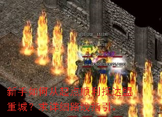 新手如何从起点顺利抵达盟重城?求详细路线指引。 新手如何从起点顺利抵达盟重城?求详细路线指引。