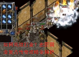 如何高效打金?宏图霸业复古传奇攻略全解析 如何高效打金?宏图霸业复古传奇攻略全解析