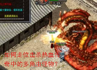 如何走位击杀热血传奇中的多角虫怪物? 如何走位击杀热血传奇中的多角虫怪物?