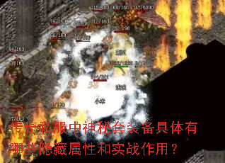 传奇私服中神秘套装备具体有哪些隐藏属性和实战作用? 传奇私服中神秘套装备具体有哪些隐藏属性和实战作用?